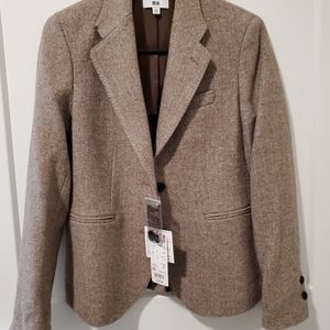New Uniqlo Beige brown xs formal everyday jacket